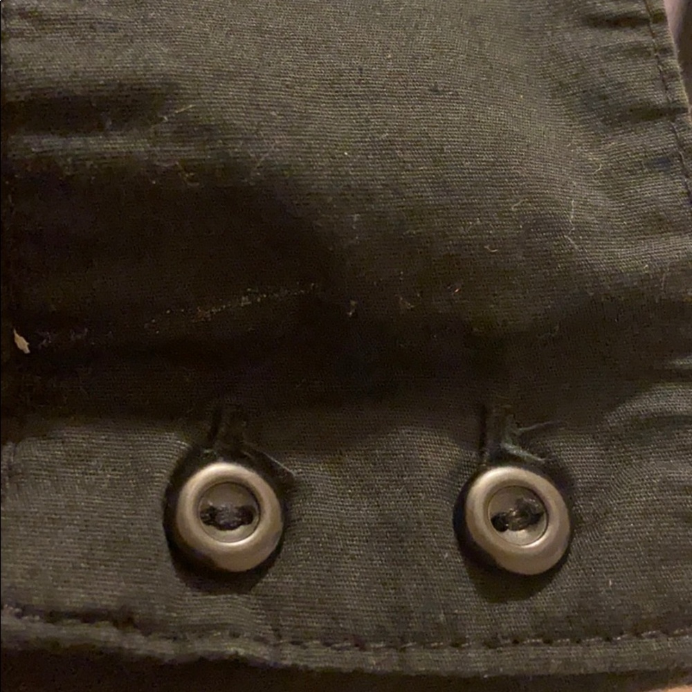 Black button down -3 quarter length sleeves - Picture 6 of 6